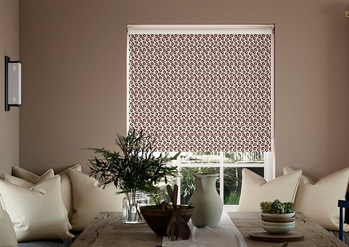 Land & Shore Seedling (Blackout), Red Blue - Twist&Fit Roller Blind - Image 3